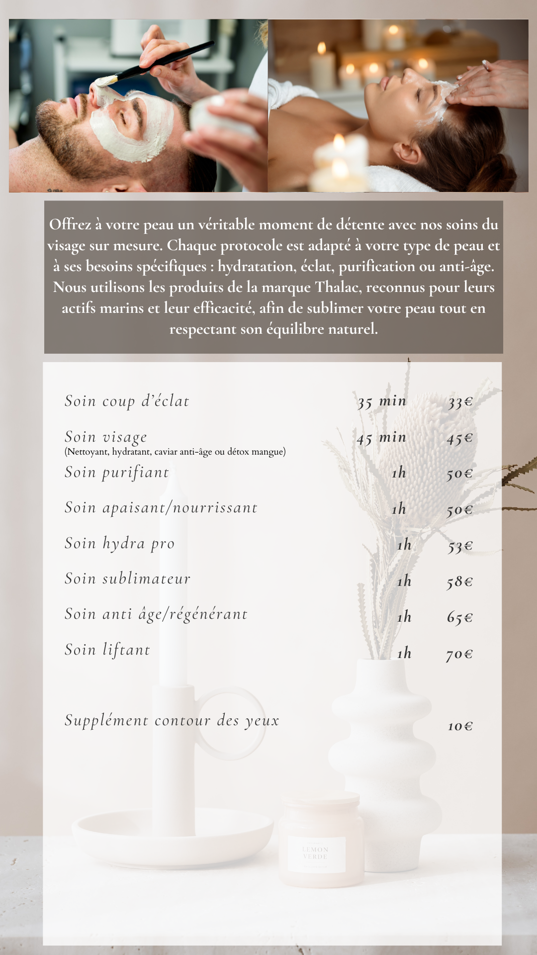 soin du visage valenciennes